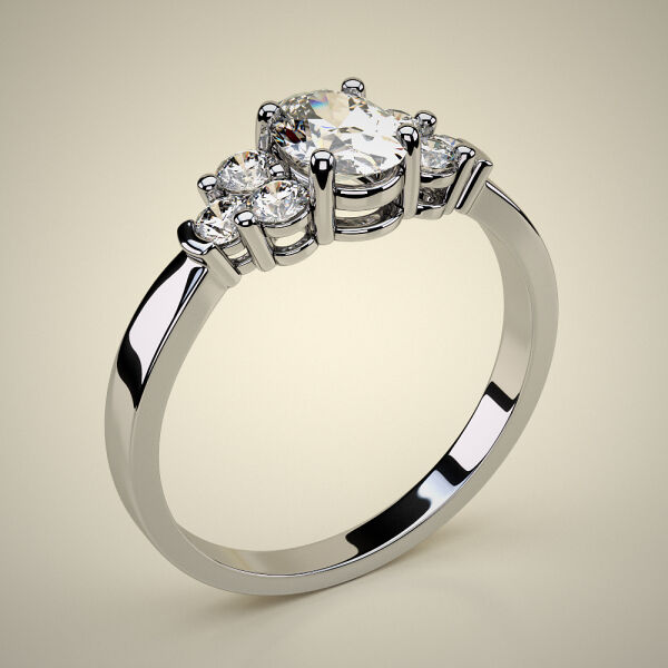 Solitaire ring ENG056